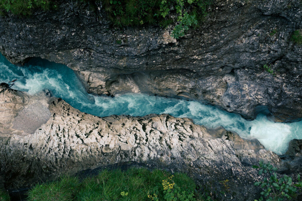 Geisterklamm, fließendes Wasser