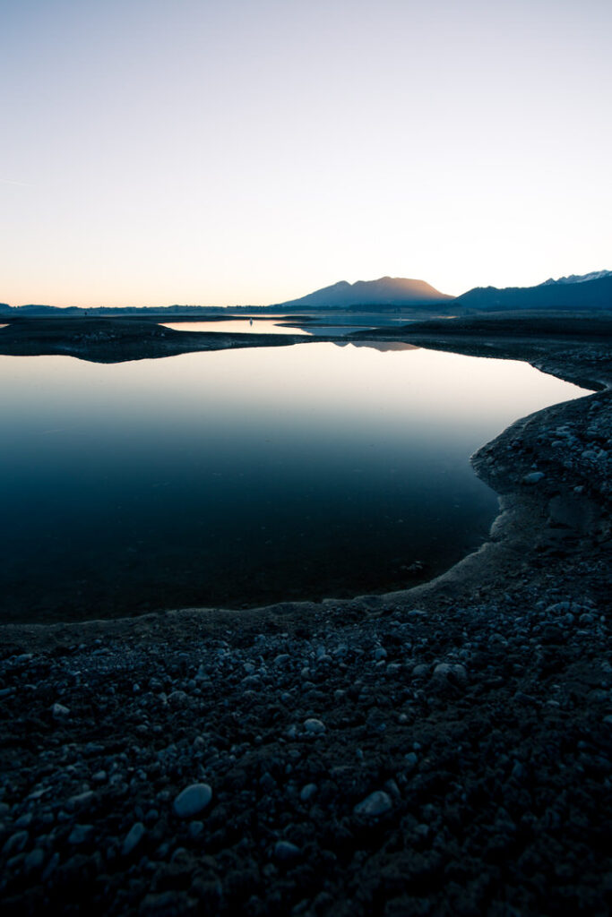 Forggensee bei Sonnenaufgang